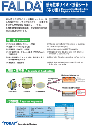 Toray Adhesive Sheets for Semiconductor and Electronic Components